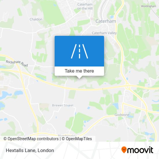 Hextalls Lane map