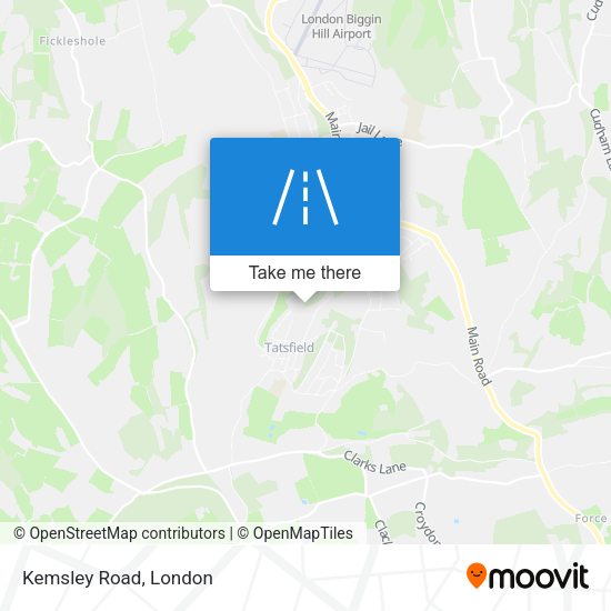 Kemsley Road map