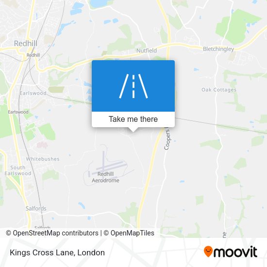 Kings Cross Lane map