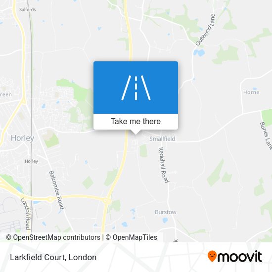 Larkfield Court map
