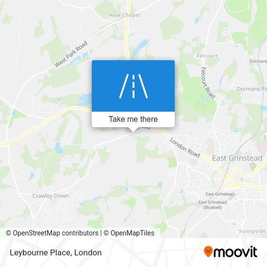 Leybourne Place map