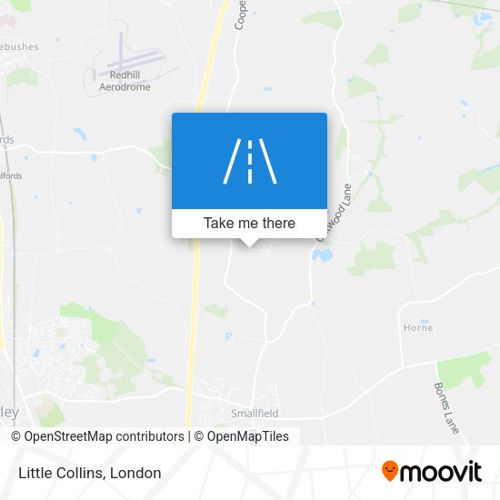 Little Collins map