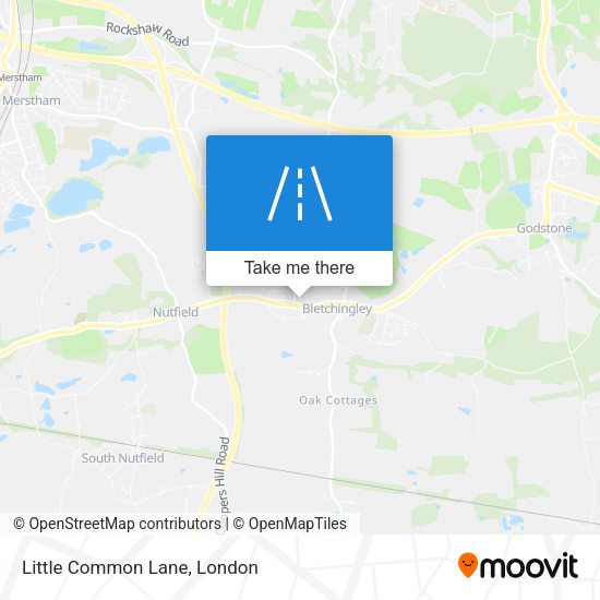 Little Common Lane map
