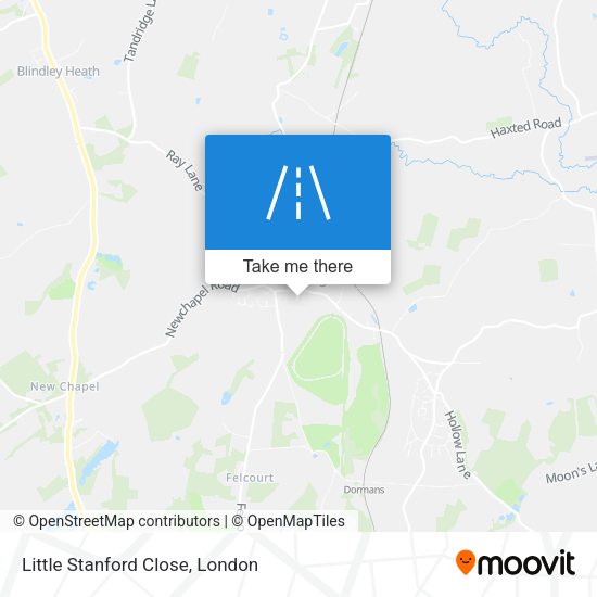Little Stanford Close map