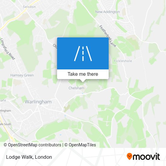Lodge Walk map