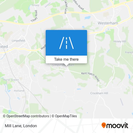 Mill Lane map
