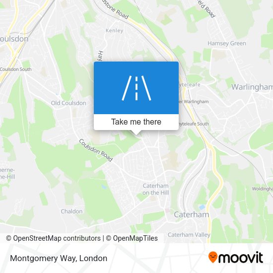 Montgomery Way map