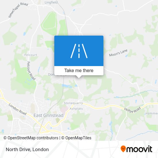 North Drive map