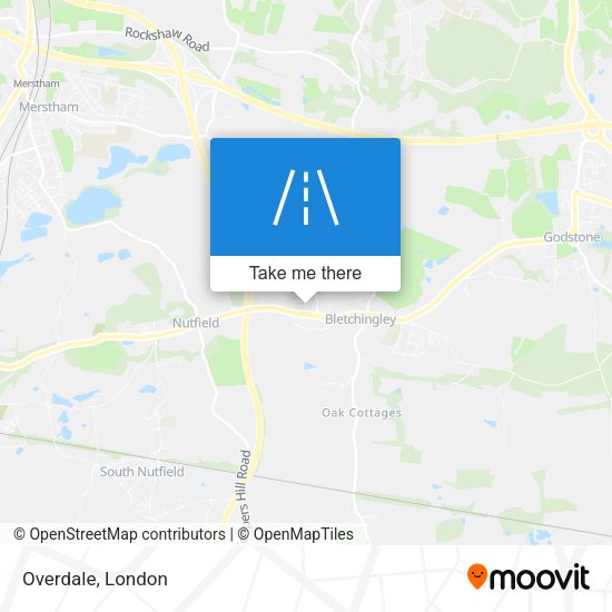 Overdale map