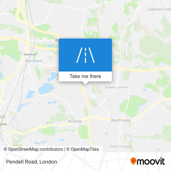 Pendell Road map