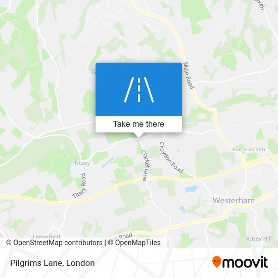 Pilgrims Lane map