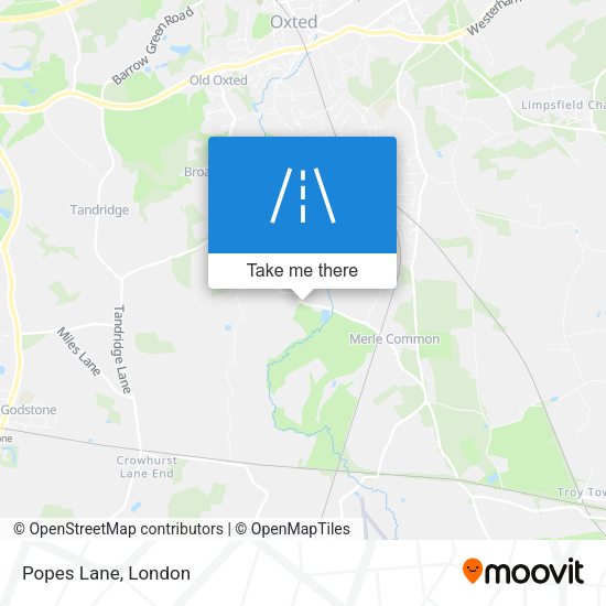 Popes Lane map