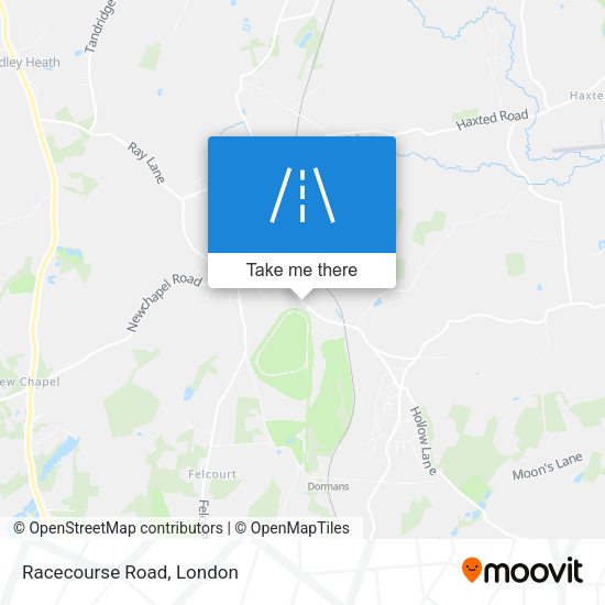 Racecourse Road map