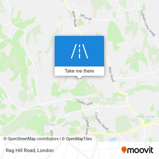 Rag Hill Road map