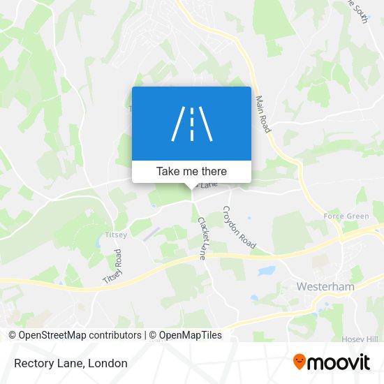 Rectory Lane map