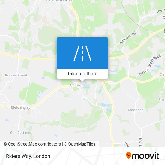 Riders Way map