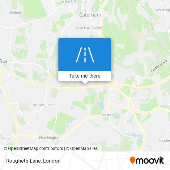 Roughets Lane map