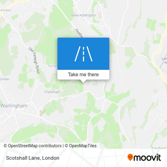 Scotshall Lane map