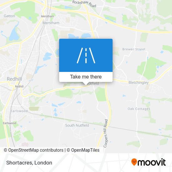 Shortacres map