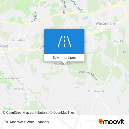 St Andrew's Way map