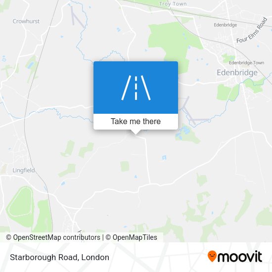 Starborough Road map