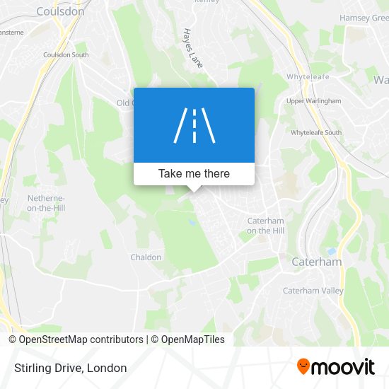 Stirling Drive map