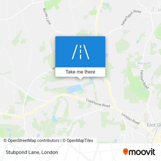 Stubpond Lane map