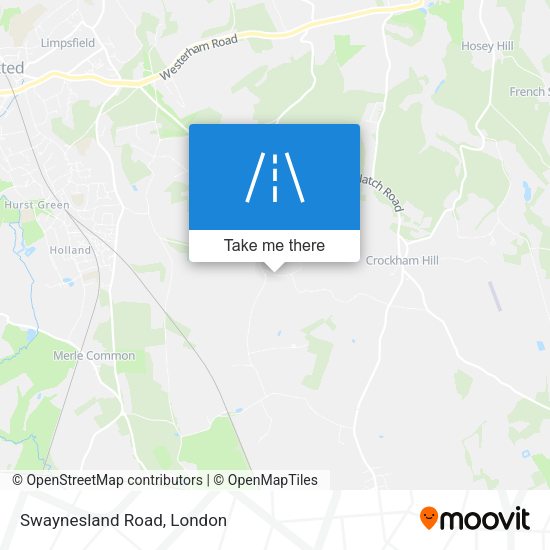 Swaynesland Road map