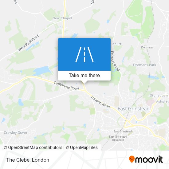 The Glebe map