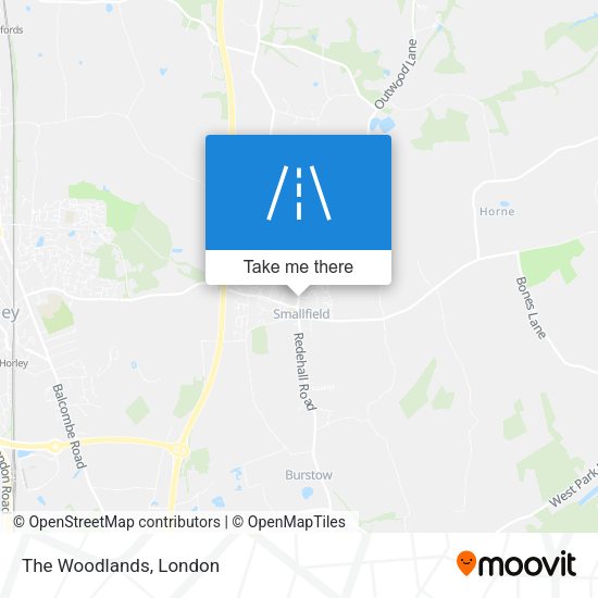 The Woodlands map