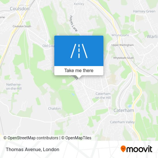 Thomas Avenue map