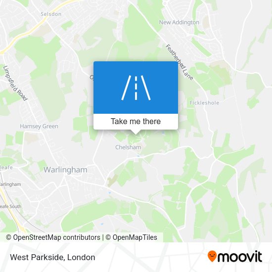 West Parkside map