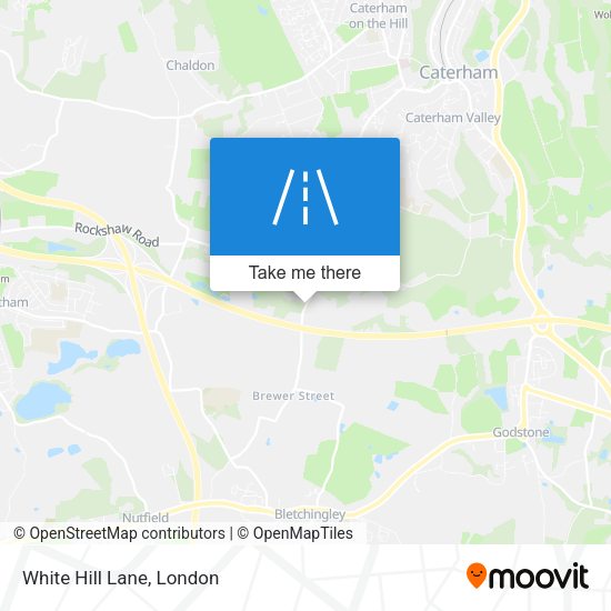 White Hill Lane map