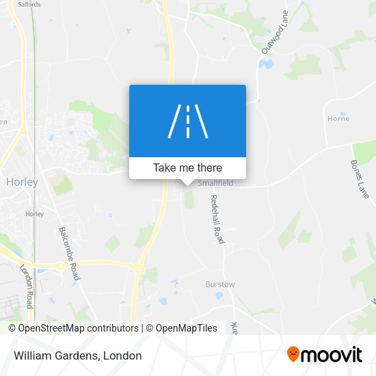 William Gardens map