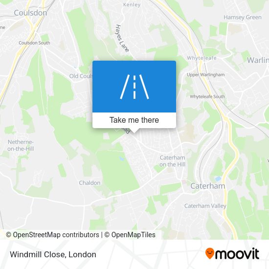 Windmill Close map