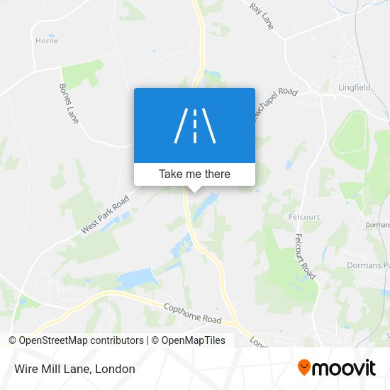 Wire Mill Lane map