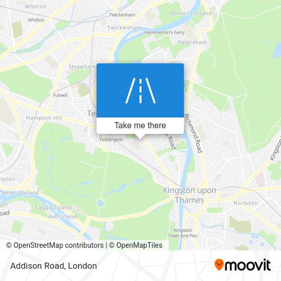 Addison Road map