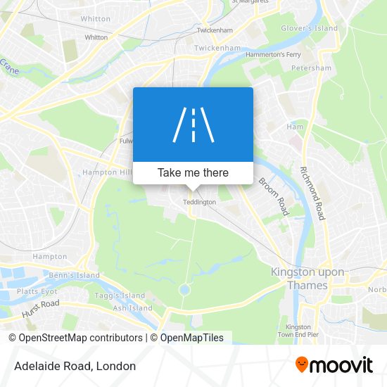 Adelaide Road map