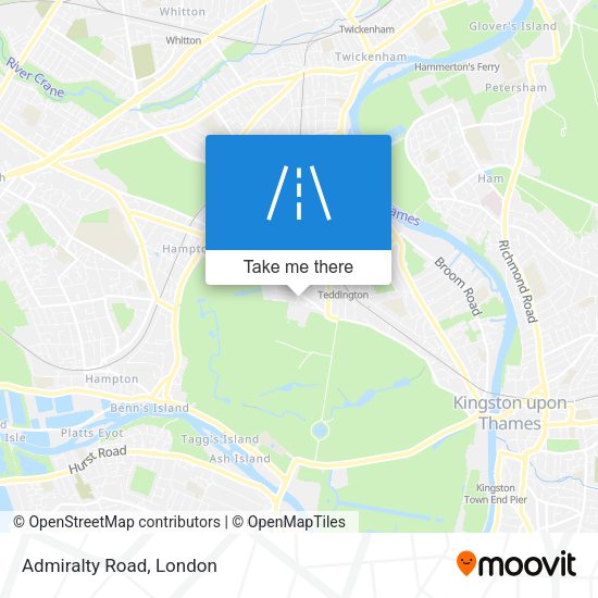 Admiralty Road map
