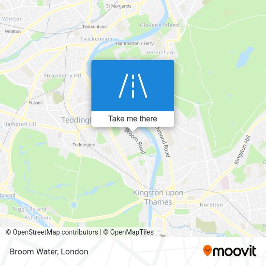Broom Water map