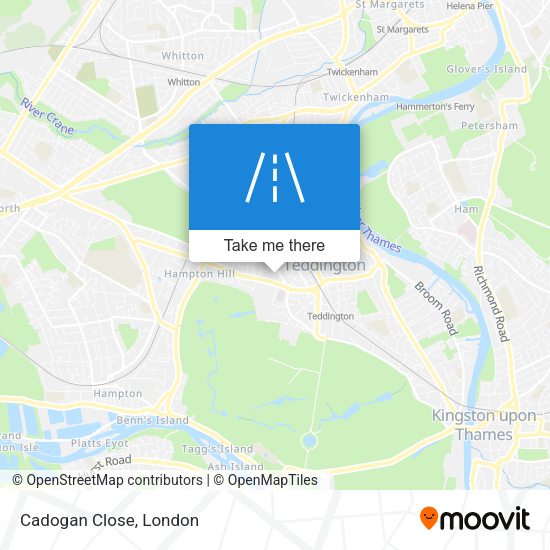 Cadogan Close map