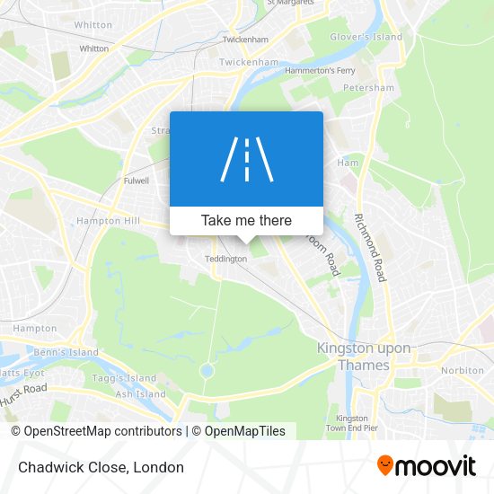 Chadwick Close map