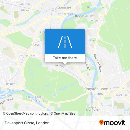 Davenport Close map