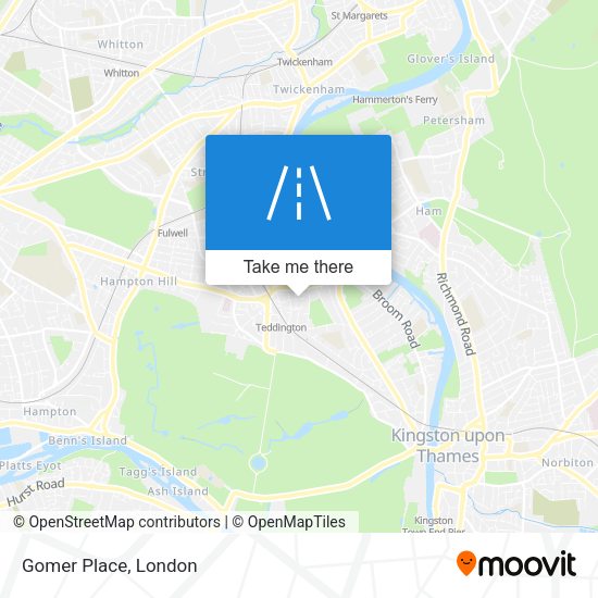 Gomer Place map