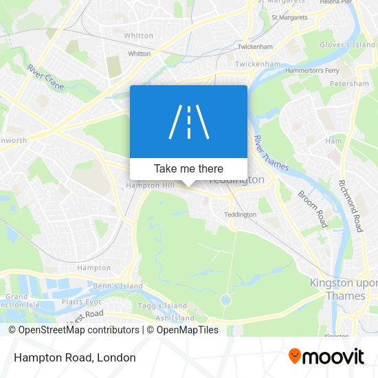 Hampton Road map