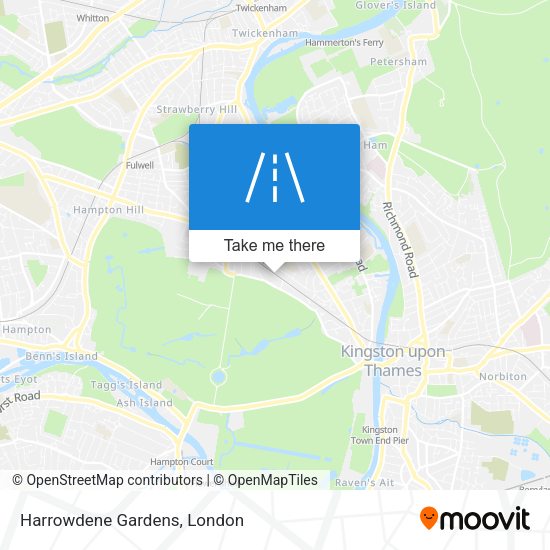 Harrowdene Gardens map