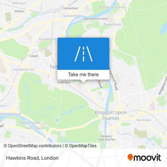 Hawkins Road map