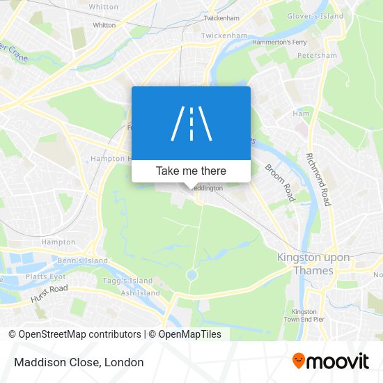 Maddison Close map