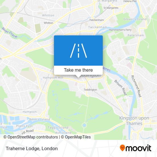 Traherne Lodge map
