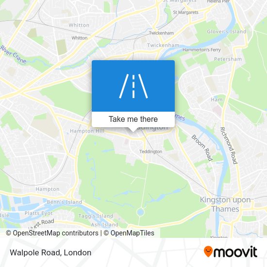 Walpole Road map